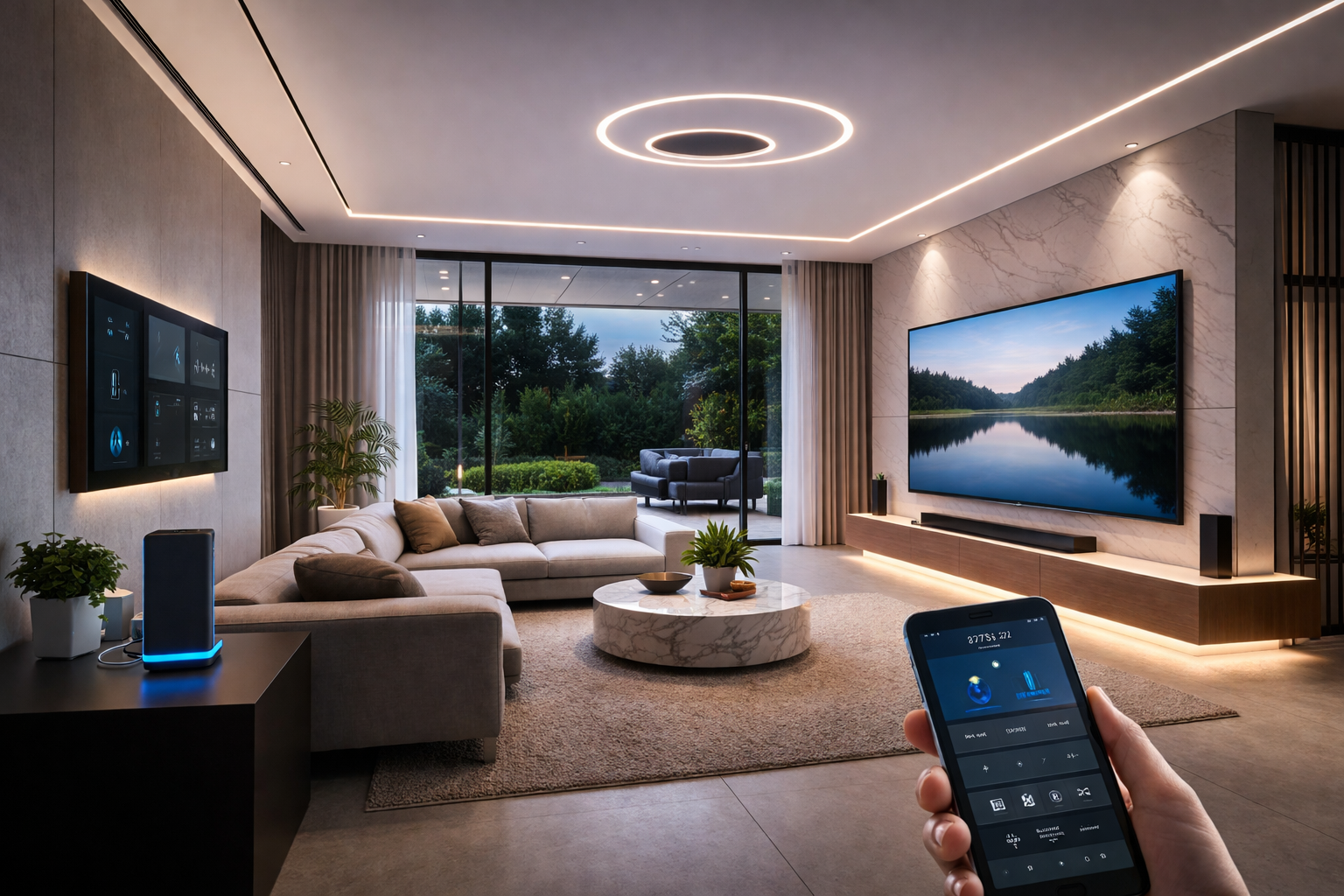 AI hero — house with audio visual and automation. More mod